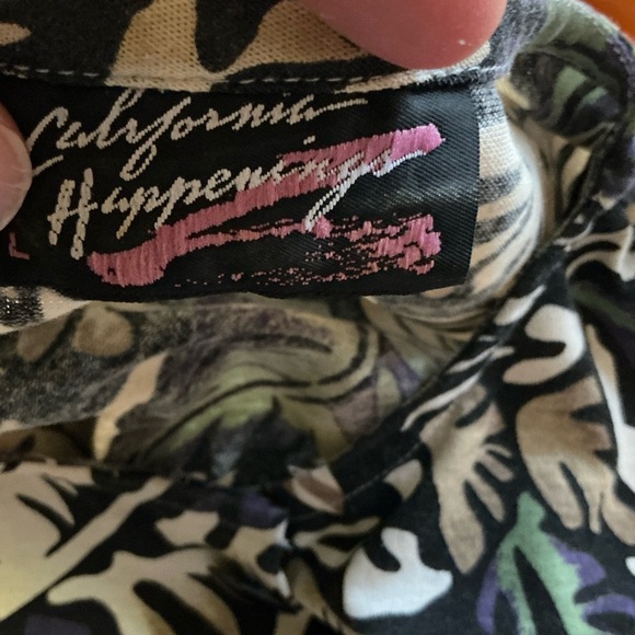 Vintage 80s Tropical vibes shirt - Picture 2 of 12